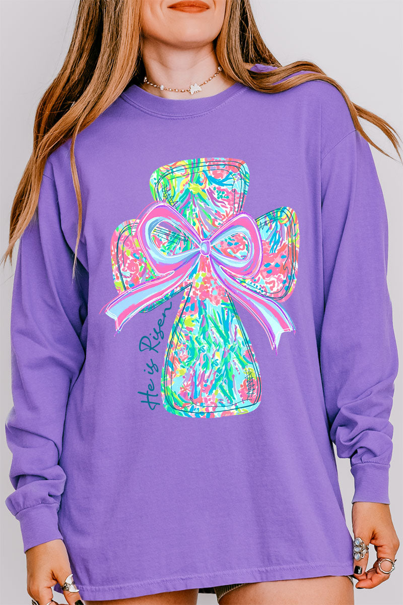 Faith & Frills Comfort Colors Heavyweight Long Sleeve product image 7