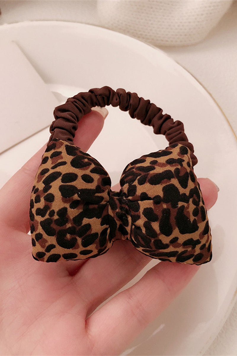 The Cat's Meow Chestnut Bow Hair Tie