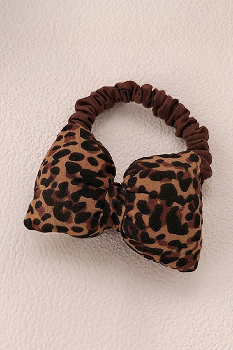 The Cat's Meow Chestnut Bow Hair Tie