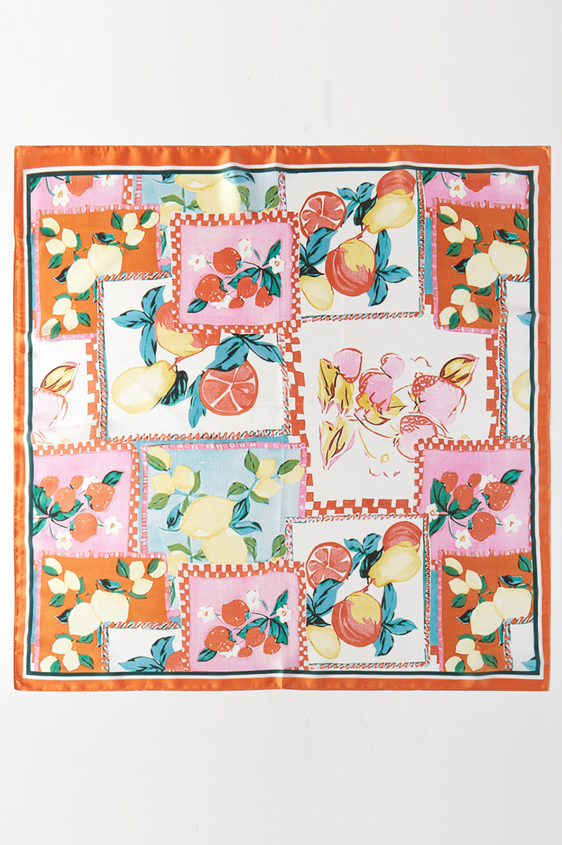 Tropical Appeal Square Satin Scarf