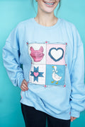 Side Bows Heartfelt Goose Heavy Blend Crew Sweatshirt product image 1