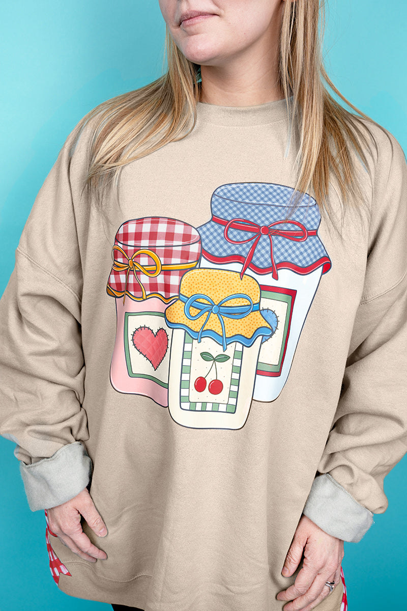 Side Bows Sweet Country Preserves Ecosmart Crewneck product image 3