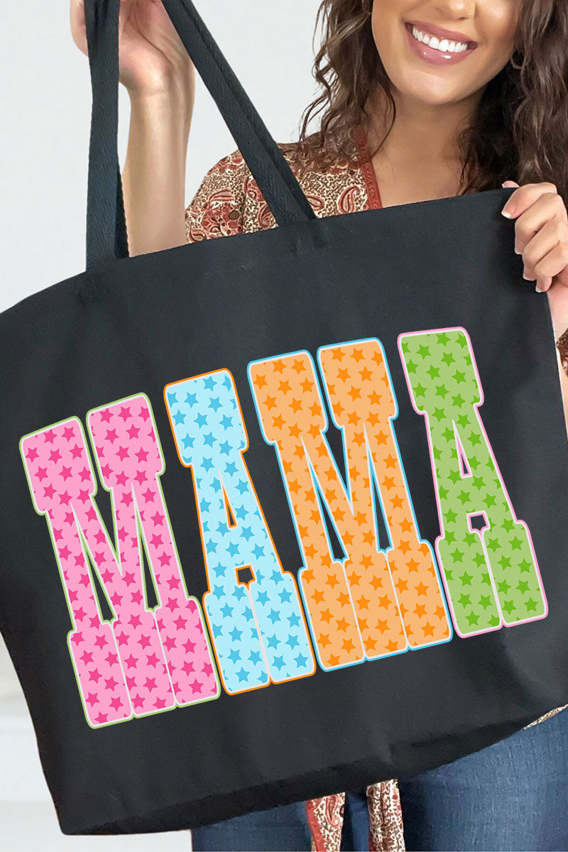 Galaxy Mama Canvas Jumbo Tote