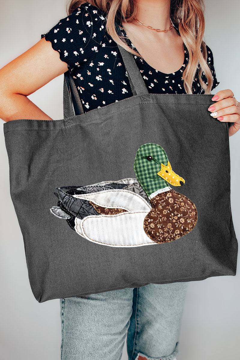 Mallard Marsh Canvas Jumbo Tote