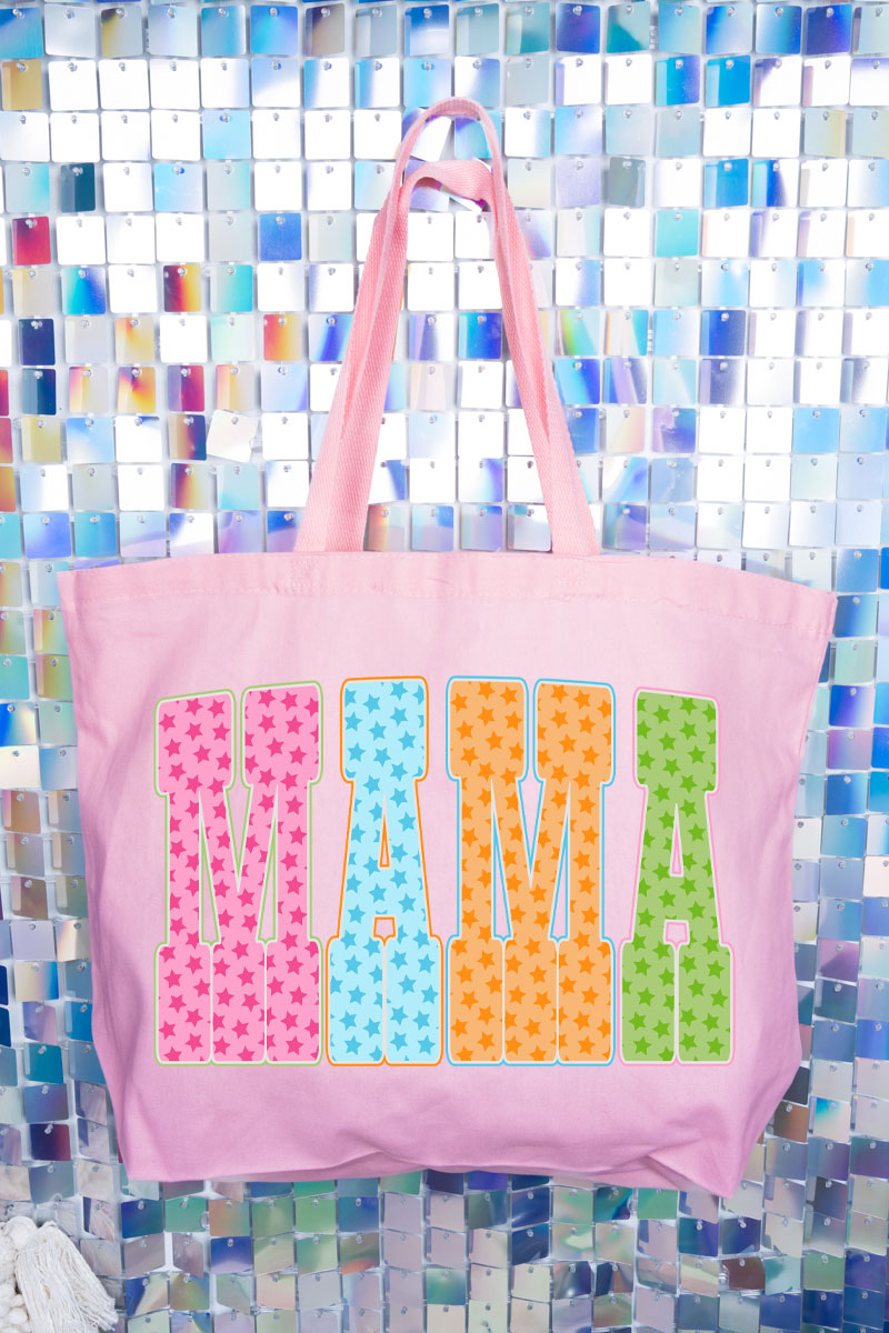 Galaxy Mama Canvas Jumbo Tote