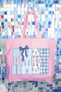 Sunday Blue Amen Canvas Jumbo Tote