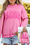 All Angles Alabama Bright Pink Mock Neck Sweatshirt product image 1