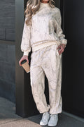 Pine Ridge Khaki Pullover and Jogger Set
