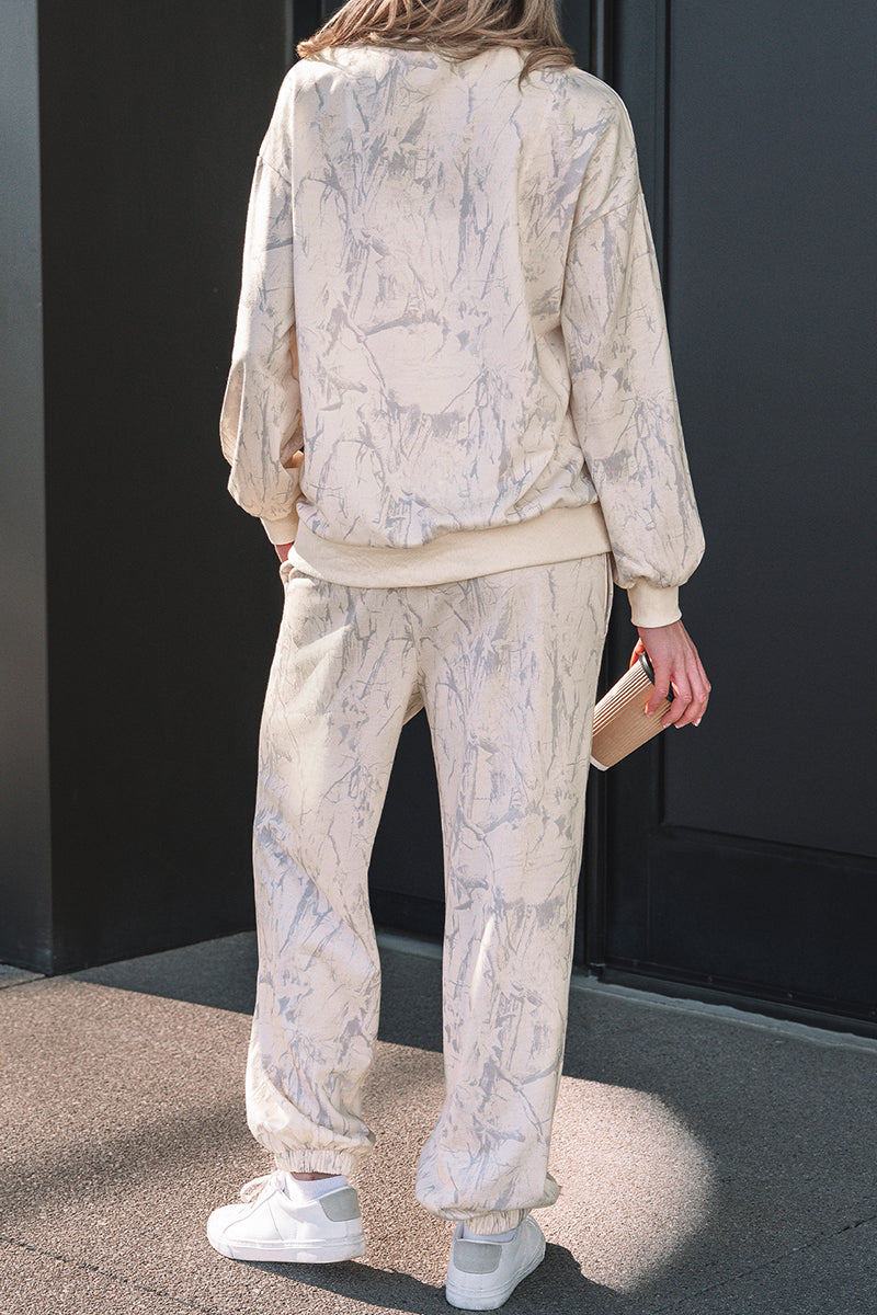Pine Ridge Khaki Pullover and Jogger Set