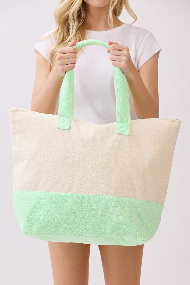 Hello Summer Pineapple Terry Tote
