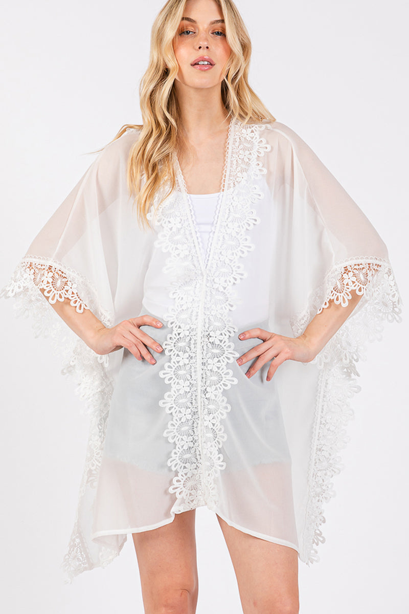 Garden Villa White Cover Up