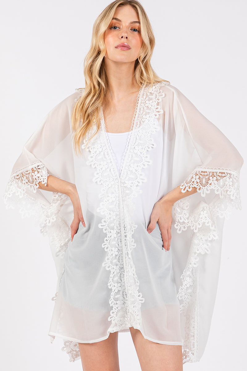 Garden Villa White Cover Up