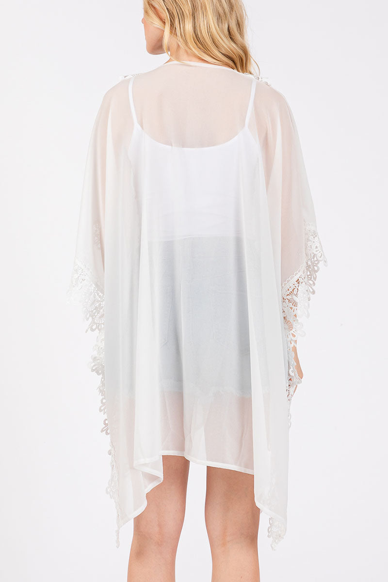 Garden Villa White Cover Up