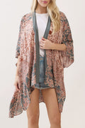 Heirloom Bloom Olive Kimono