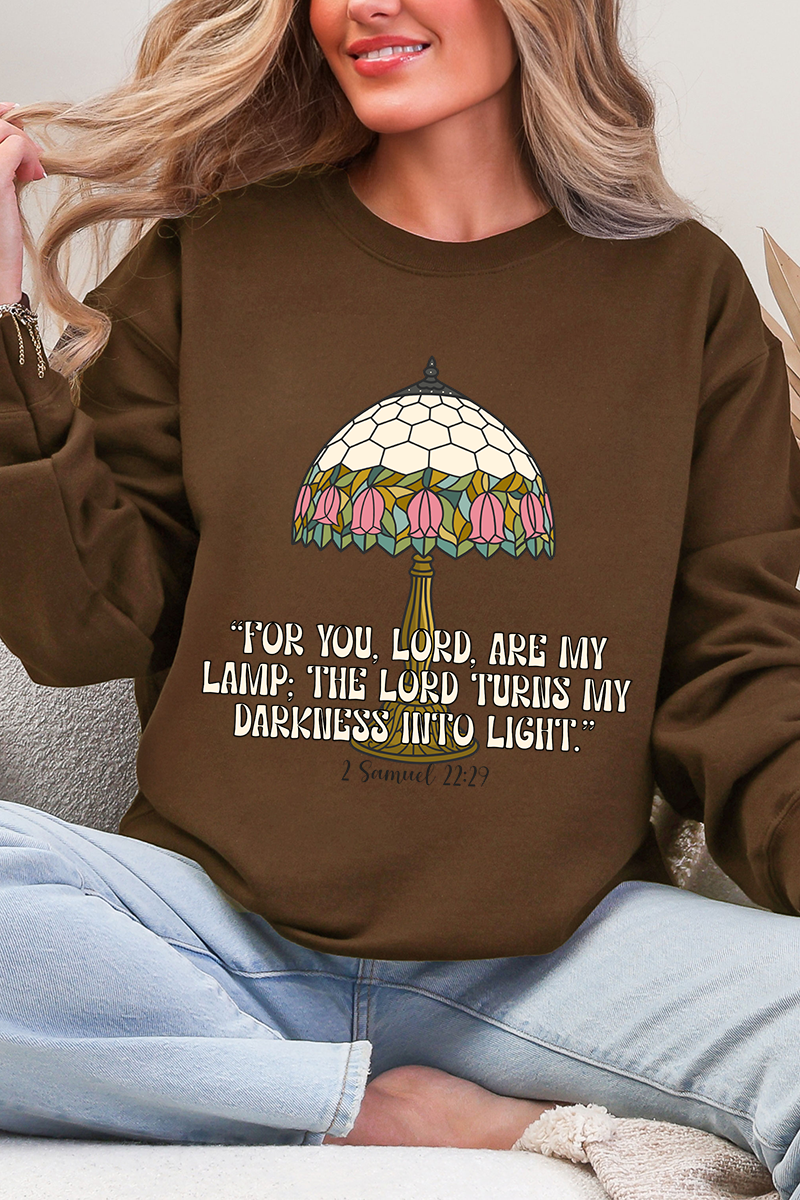 For You, Lord, Are My Lamp Ecosmart Crewneck Sweatshirt product image 3