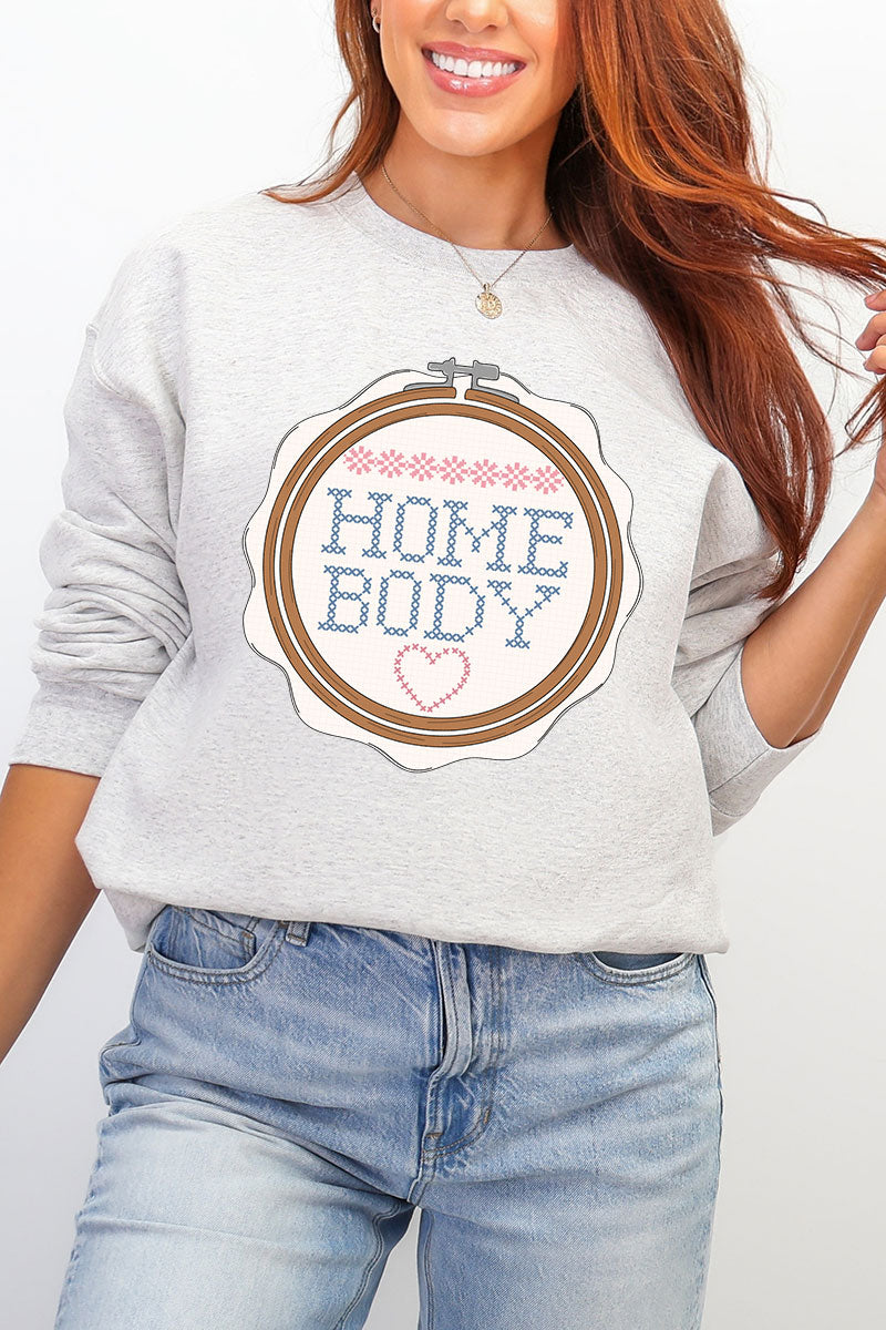 Cross Stitch Homebody Ecosmart Crewneck Sweatshirt product image 4