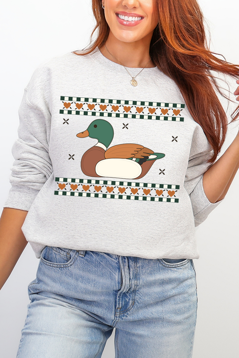 Woodland Duck Ecosmart Crewneck Sweatshirt product image 3
