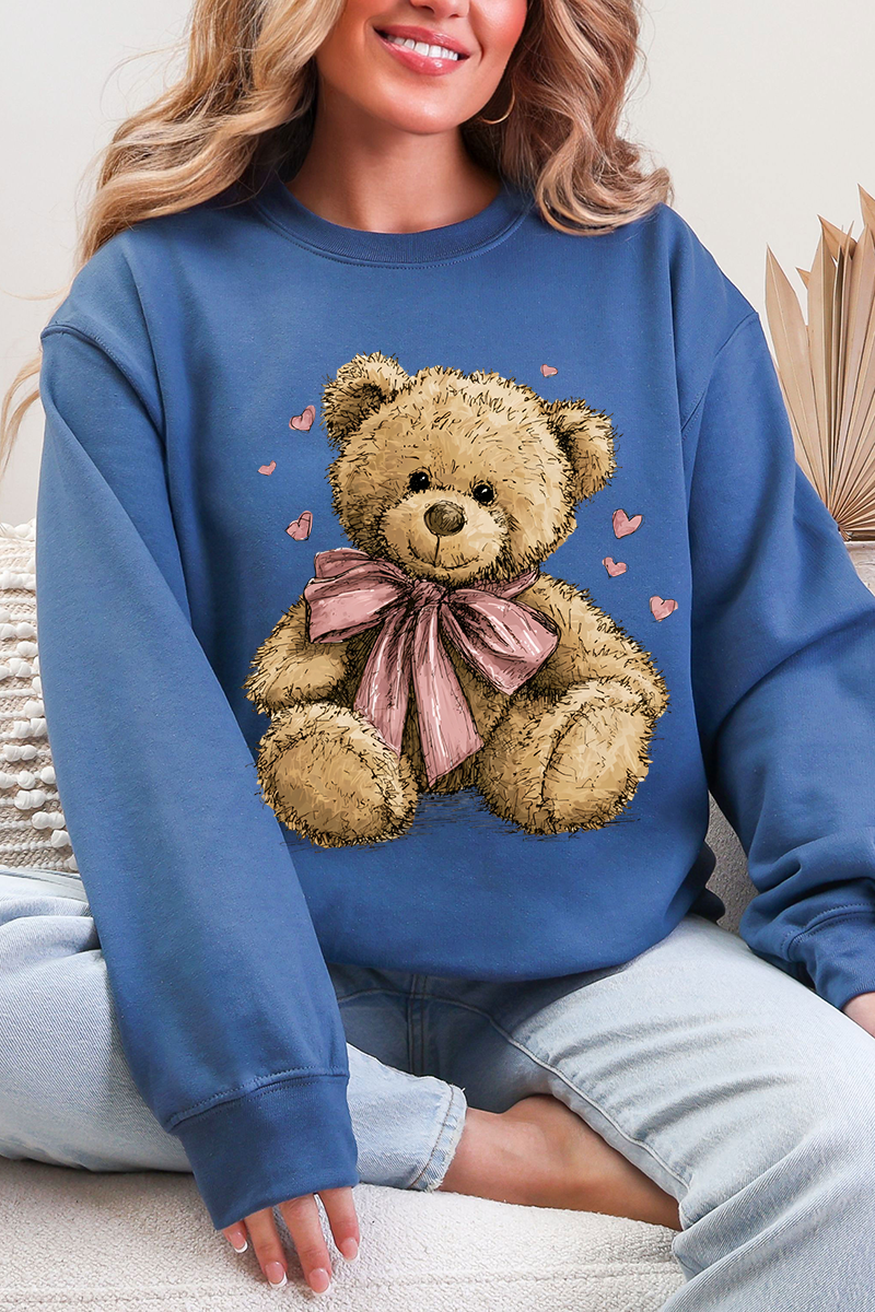 Be Mine Bear Ecosmart Crewneck Sweatshirt product image 4