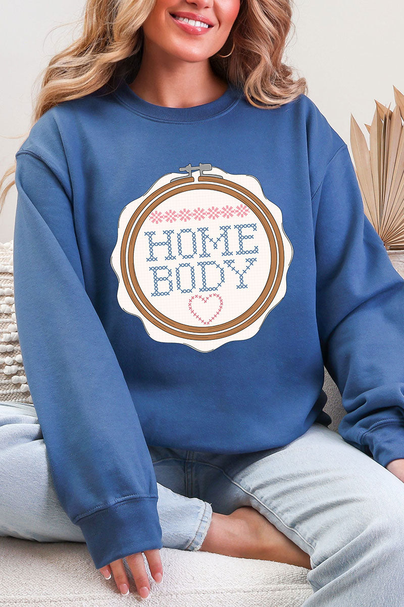 Cross Stitch Homebody Ecosmart Crewneck Sweatshirt product image 1