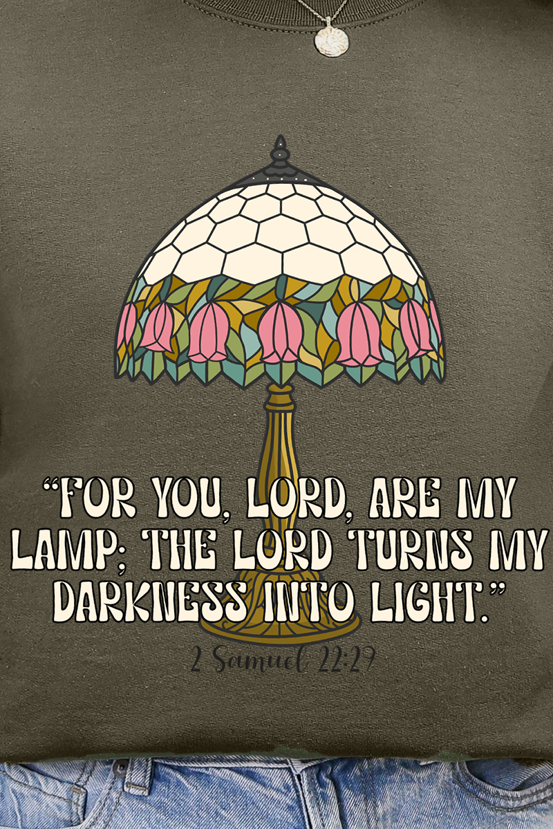 For You, Lord, Are My Lamp Ecosmart Crewneck Sweatshirt product image 2