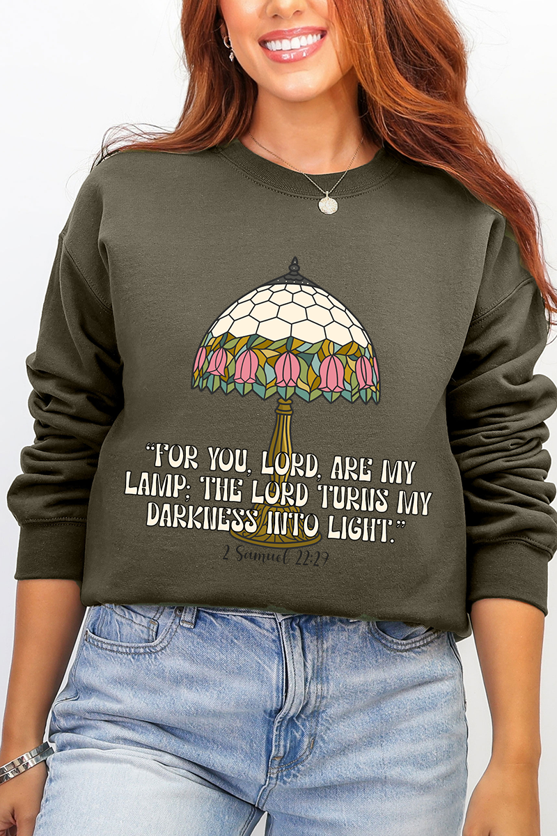 For You, Lord, Are My Lamp Ecosmart Crewneck Sweatshirt product image 1