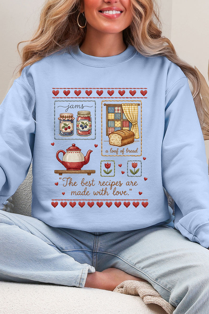 Made With Love Ecosmart Crewneck Sweatshirt product image 6
