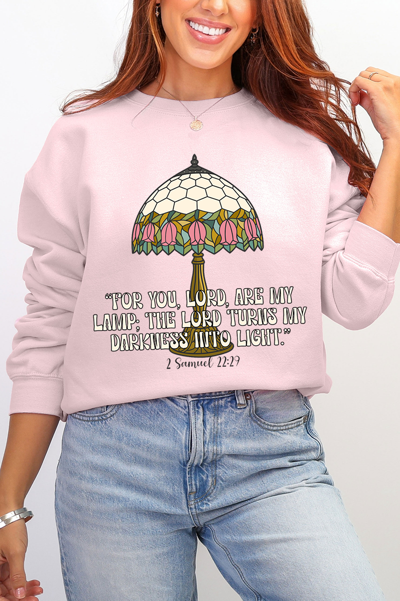 For You, Lord, Are My Lamp Ecosmart Crewneck Sweatshirt product image 4