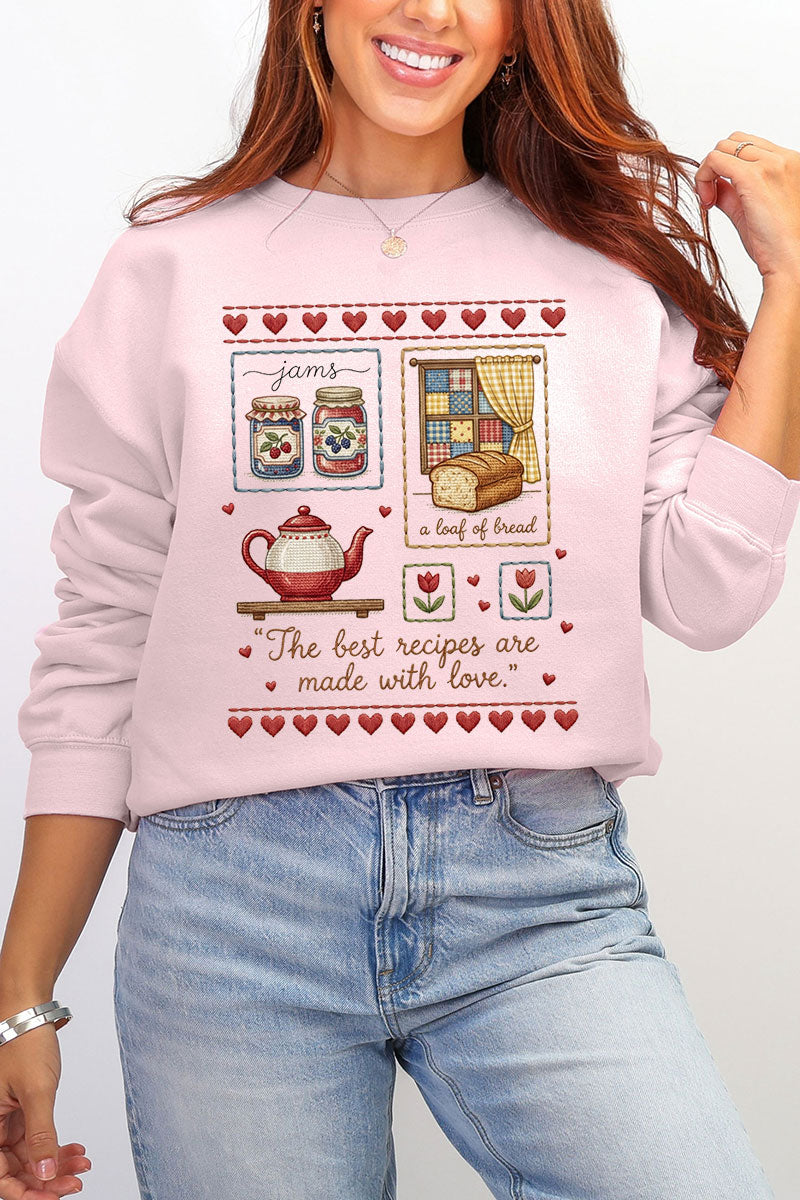 Made With Love Ecosmart Crewneck Sweatshirt product image 1