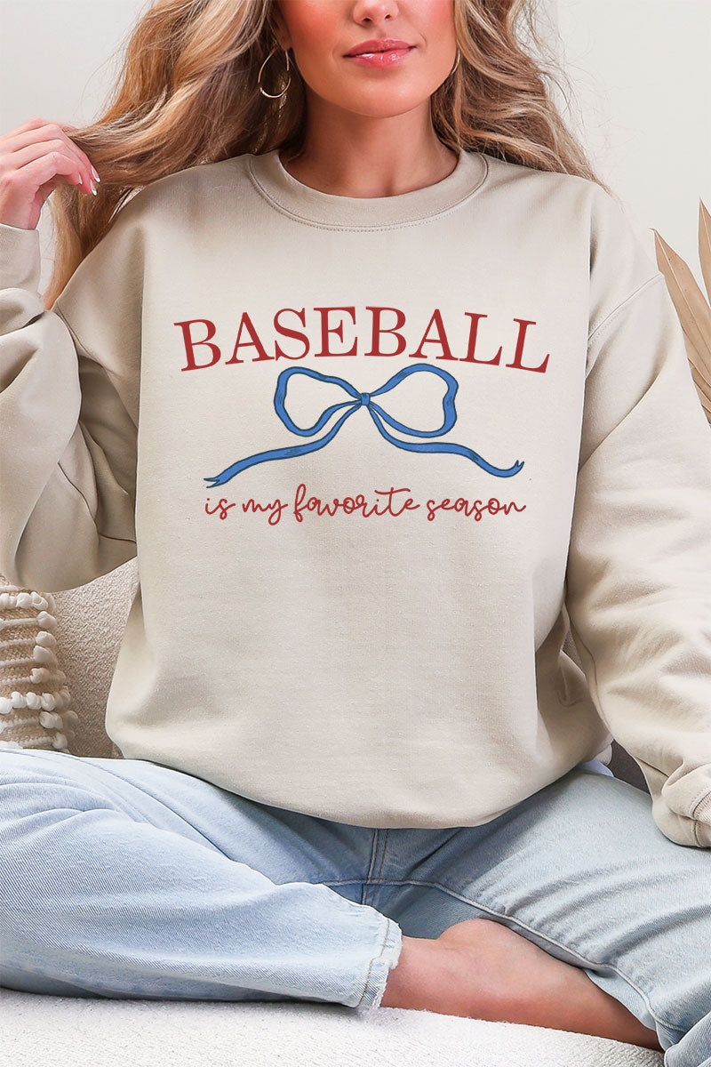 Coquette My Favorite Baseball Ecosmart Crewneck Sweatshirt product image 5