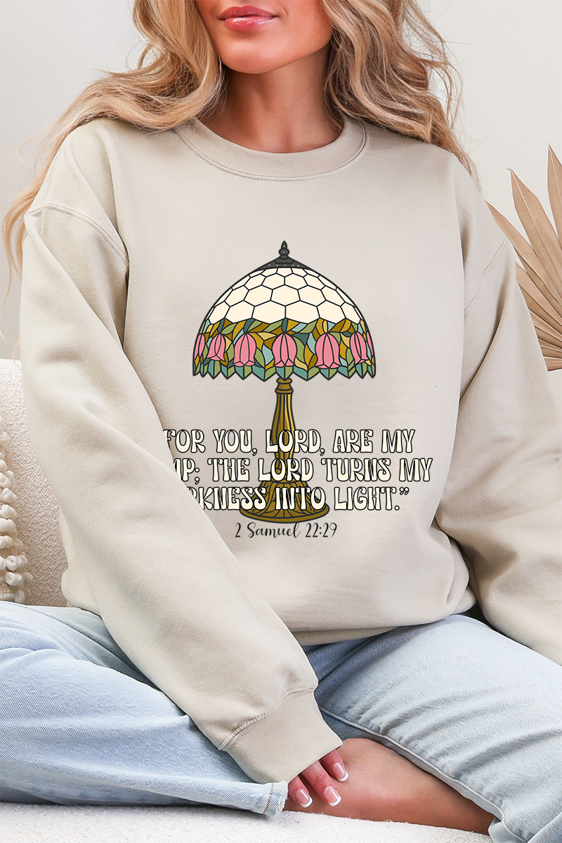 For You, Lord, Are My Lamp Ecosmart Crewneck Sweatshirt product image 5