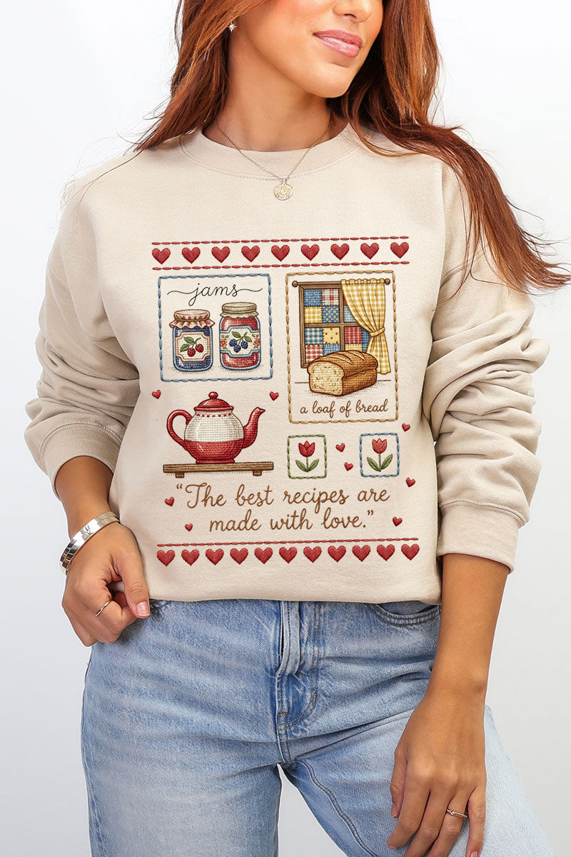 Made With Love Ecosmart Crewneck Sweatshirt product image 3