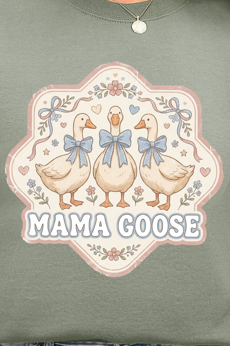 Blue Bow Mama Goose Ecosmart Crewneck Sweatshirt product image 2