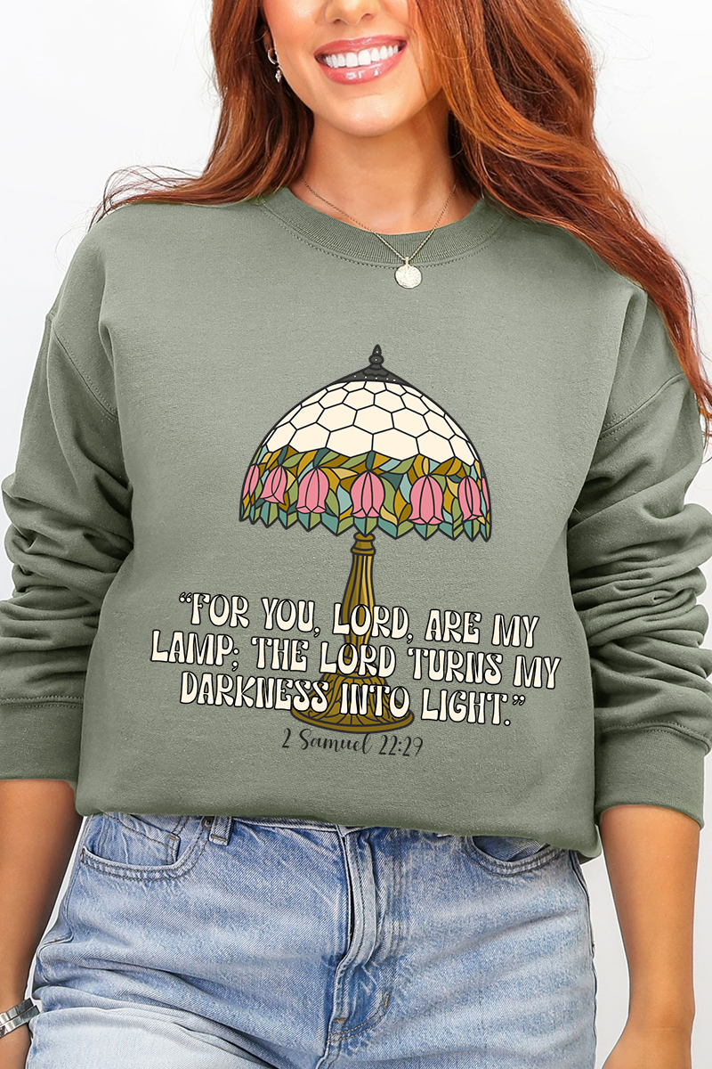 For You, Lord, Are My Lamp Ecosmart Crewneck Sweatshirt product image 6