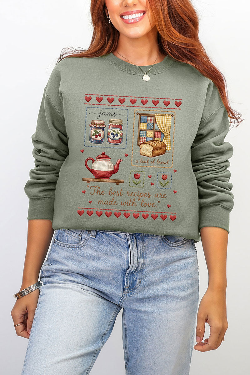 Made With Love Ecosmart Crewneck Sweatshirt product image 4