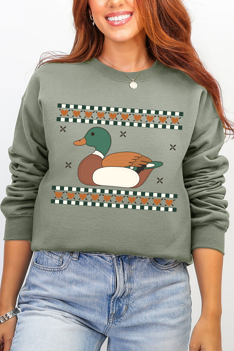 Woodland Duck Ecosmart Crewneck Sweatshirt product image 5