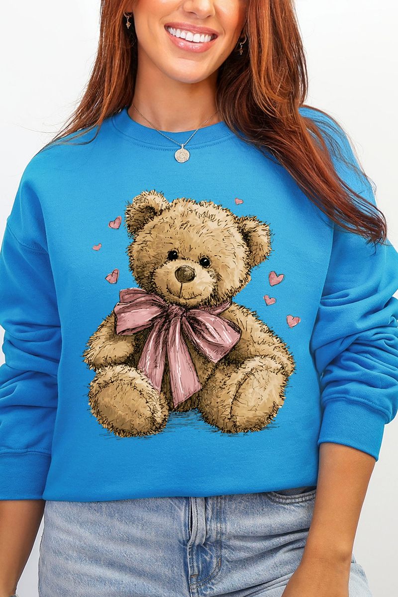 Be Mine Bear Ecosmart Crewneck Sweatshirt product image 1
