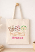 Personalized Grand Slam Kid Small Canvas Tote *Personalize Your Name
