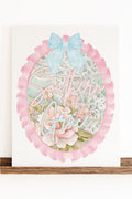 Southern By Grace Ruffle Stretched Canvas Print