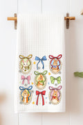 Bunny Meadow Waffle Kitchen Towel