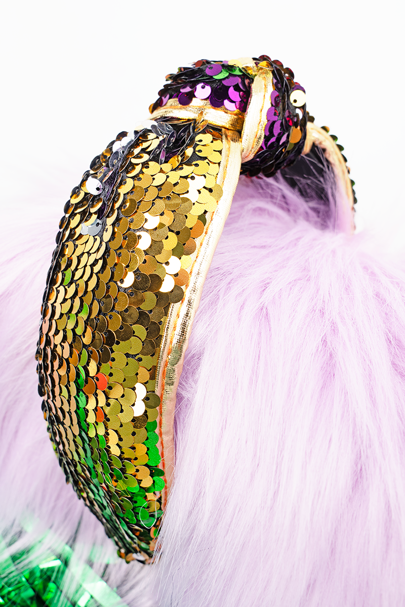 French Quarter Flair Sequin Knotted Headband